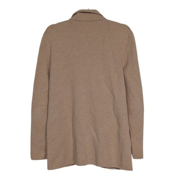 J Crew Mercantile Sweater Blazer Womens Size Small Tan Camel Notch Collar G9309 - Picture 6 of 9